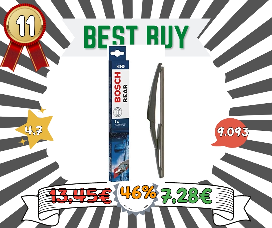 Bosch Automotive Tergilunotto H840, Lunghezza 290 Mm