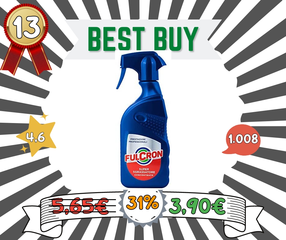 Fulcron Super Concentrato Sgrassatore Spray, 500 ml