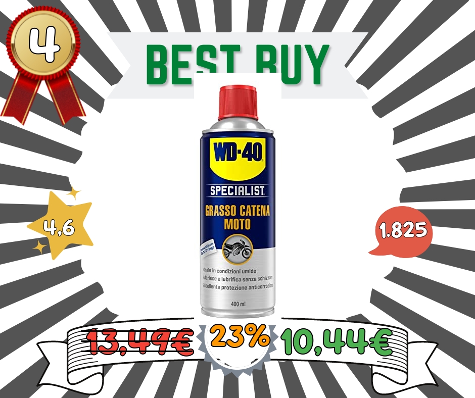 WD-40 Specialist Moto - Grasso Catena Moto Spray - 400 ml