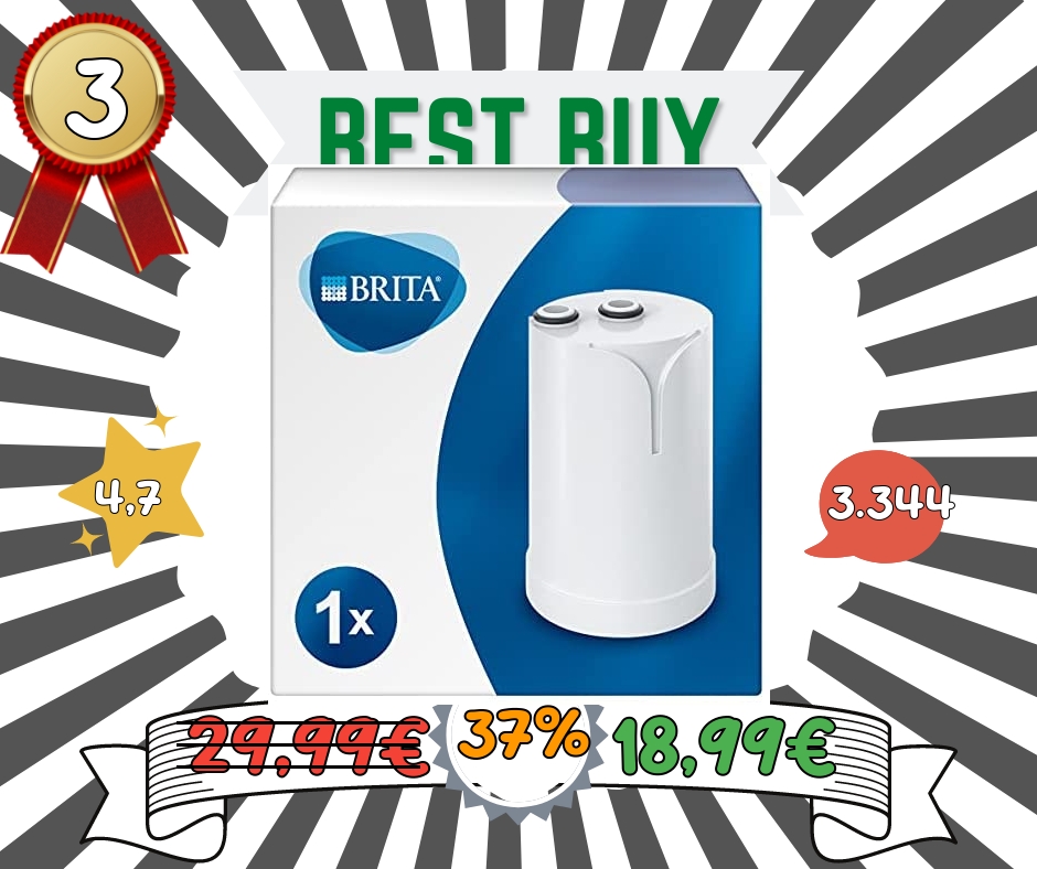 Brita Filtro di Ricambio per Nuovo Sistema Filtrante On Tap, Plastica, Bianco, Unica